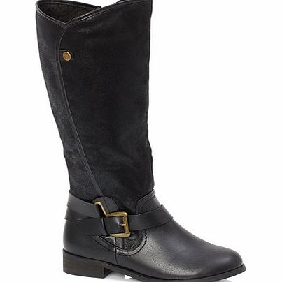 Bhs Brown Softy Biker Long Boots, brown 2844570481