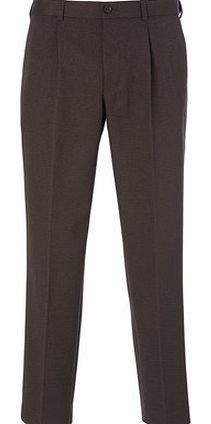 Bhs Brown Stripe Formal Trousers, Brown BR65P02FBRN