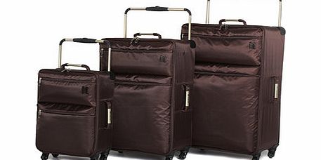 Bhs Brown Worlds Lightest Suitcase Range, brown