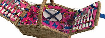 Bhs Butterfly Brights 4 Person Flap Hamper, pink