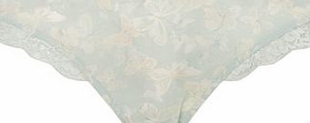 Bhs Butterfly Print Chiffon Knicker, mint 2304768942