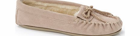 Bhs Camel Suede Moccassin Slippers, camel 6007080114