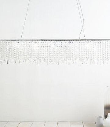 Bhs Carolann Diner Pendant Light, clear 9760032346