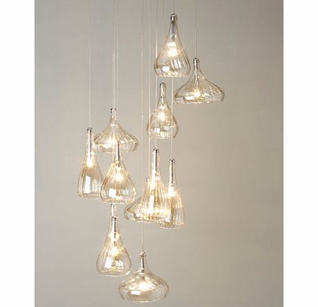 Bhs Carrara 12 Light Ceiling Pendant, gold 9799816982