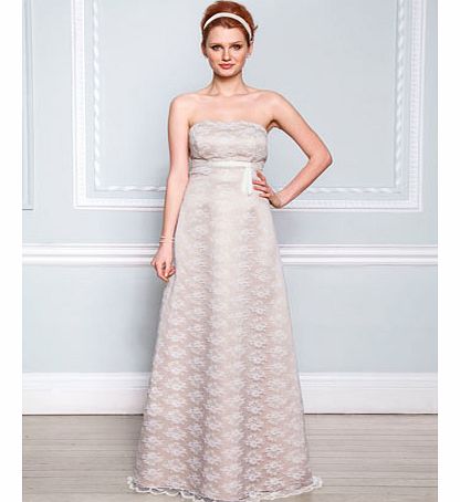 Cassandra Champagne Lace Bridesmaid Dress,