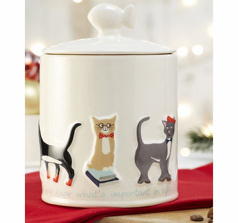 Bhs Cat treat jar, cat 8275888745