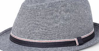 Bhs Chambray Blue Trilby Hat, Blue BR63H04GBLU