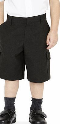Bhs Charcoal Junior Boys School Cargo Short,