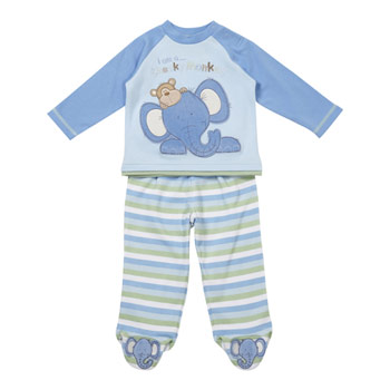 bhs Cheeky monkey applique pyjama