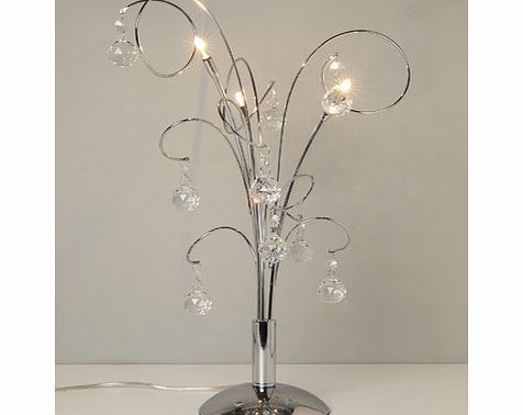 Bhs Chrome Anushka Table Lamp, chrome 39701030409
