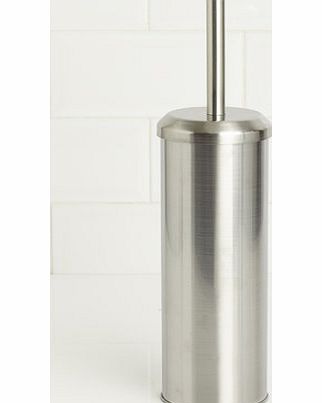 Bhs Chrome Noir Stainless Steel Toilet Brush, chrome