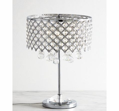 Bhs Chrome Petra Table Lamp, chrome 9707690409