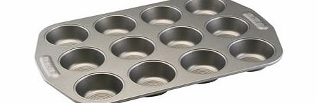 Bhs Circulon 12 Cup Muffin Tin, grey 9551300870