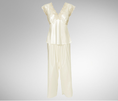 Classic lace satin pyjama