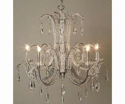 Bhs Clear Ambrin 5 Light Chandelier, clear 9775542346