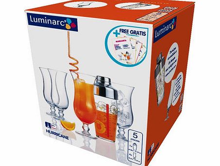 Bhs Clear luminarc hurricane set, clear 9573562346