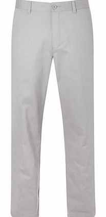Bhs Cloud Flat Front Chinos, Grey BR58A02EGRY