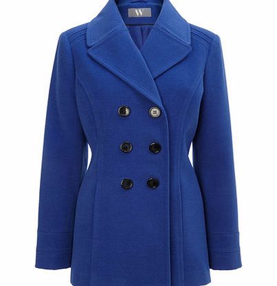 Bhs Cobalt Pea Coat, cobalt 8317506634