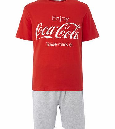 Bhs Coca Cola Pyjamas, Red BR62N02FRED