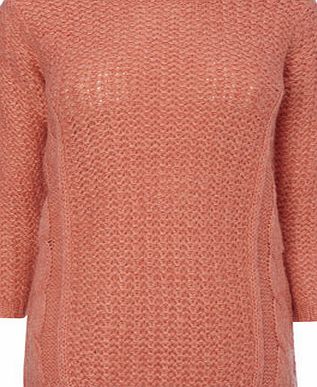 Bhs Coral Cable Side Jumper, coral 587443641