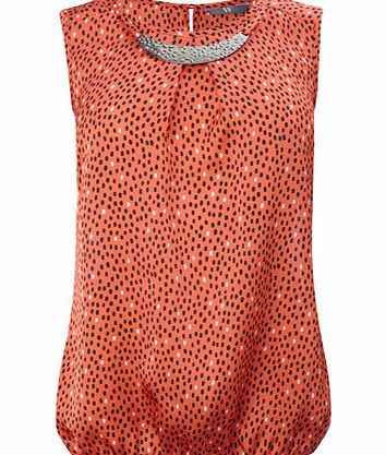 Coral Spot Necklace Top, coral 8616153641