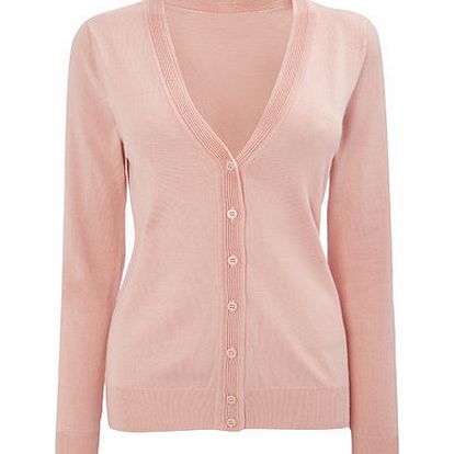 Bhs Coral V Neck Cardigan, coral 588050706