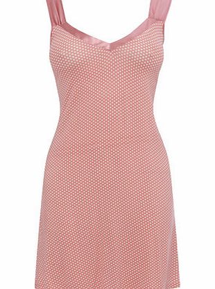 Bhs Coral Viscose Spot Print Chemise, coral 718993641