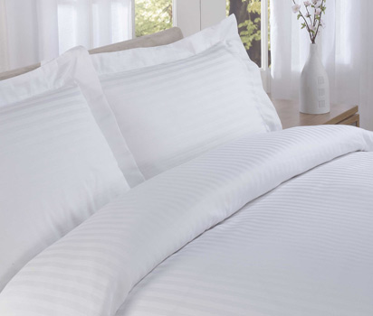 bhs Cotton satin stripe oxford pillowcase