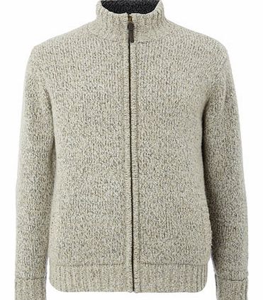 Bhs Cream Borg Lined Jumper, Cream BR53G01FNAT