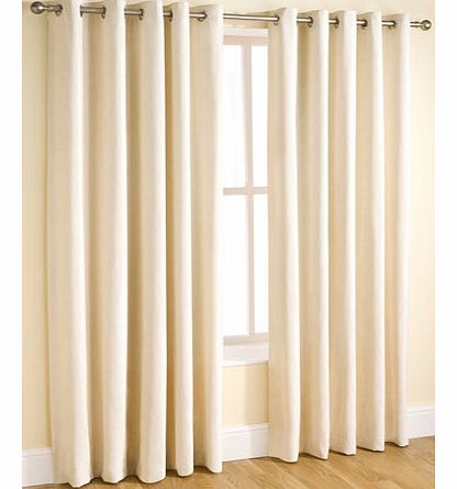 Bhs Cream Essentials chenille curtain range, cream
