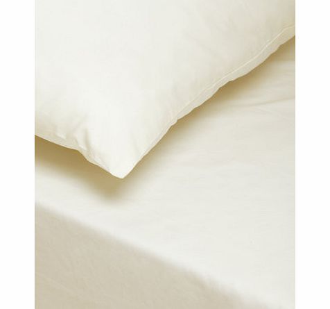 Bhs Cream essentials fitted sheet, cream 1893940005