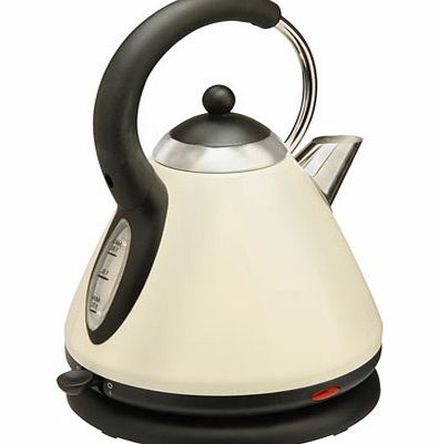 Bhs Cream Essentials pyramid kettle, cream 9523630005