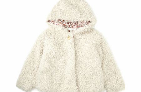 Bhs Cream Faux Fur Coat, cream 9266830005