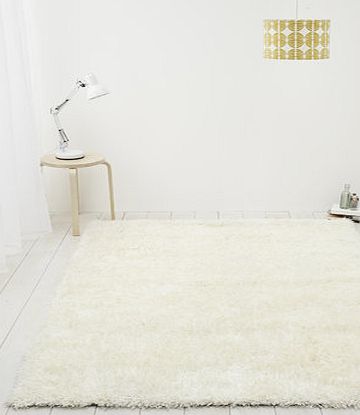 Bhs Cream fine shaggy rug 140x200cm, cream 30925780005
