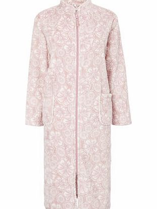 Bhs Cream Multi Floral Cut Out Housecoat, cream