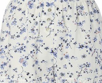 Bhs Cream Multi Floral Print Short, cream multi