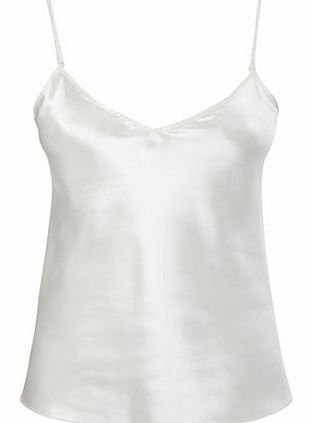 Bhs Cream Satin Reversible Camisole, cream 4803620004