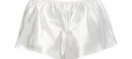 Bhs Cream Satin Short, cream 4803670004