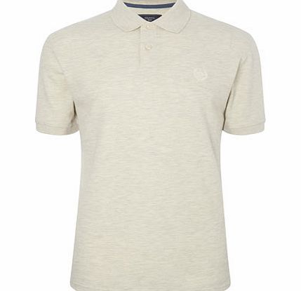 Bhs Cream Short Sleeve Polo Shirt, Cream BR52D12CNAT