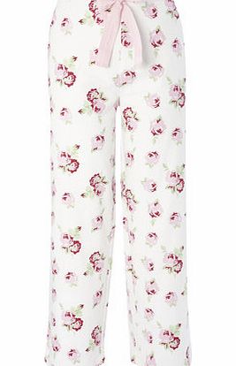 Bhs Cream Womens Floral Pyjama Pant, cream multi