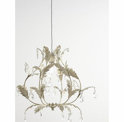 Bhs Cristallo Easyfit Pendant Light, cream/gold