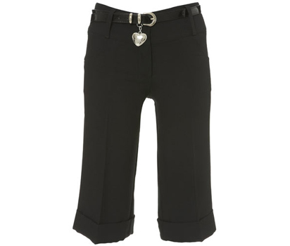 bhs Crop heart belt trousers