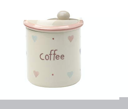 Cupcake storage jar coffee