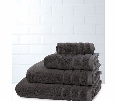 Bhs Dark grey Ultimate towel range, dark grey