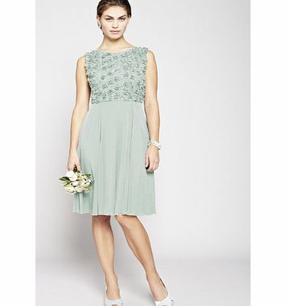 Bhs Dark Mint Rosie Short Bridesmaid Dress, mint