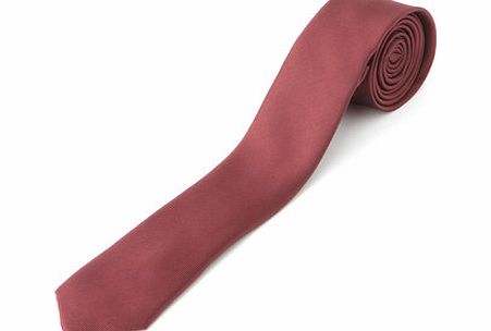 Bhs Dark Red Skinny Tie, Red BR66P46ERED