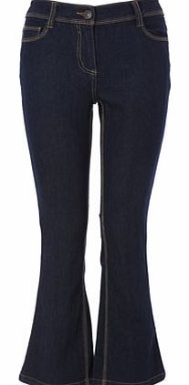 Bhs Dark Stonewash Petite Bootleg Jean, dark