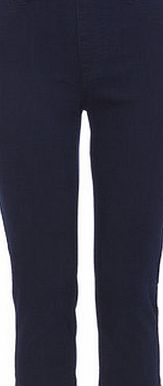 Bhs Darkwash Denim Crop Super Stretch Jegging,