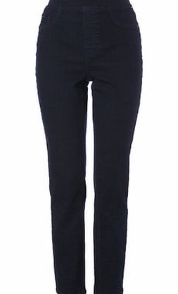 Bhs Darkwash High Waisted Denim Jegging, darkwash