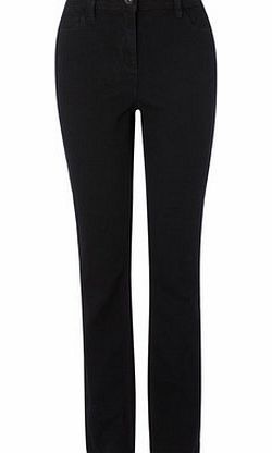 Bhs Darkwash Regular Length Straight Leg Jeans,